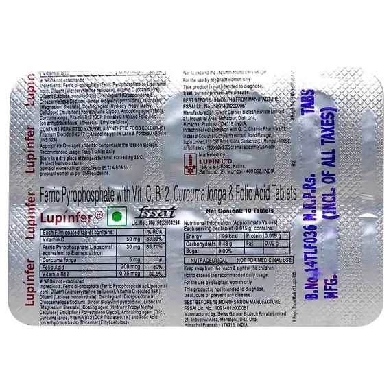lupinfer tablet 10's